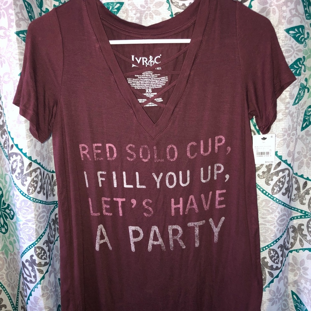 V Neck Party Shirt